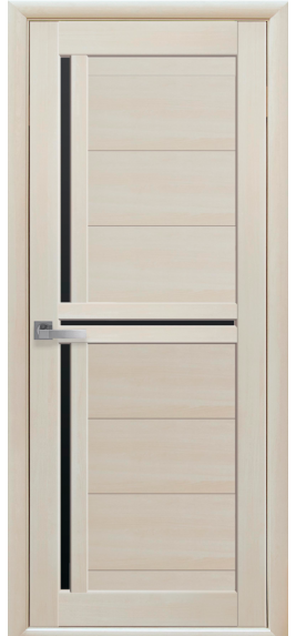 МІЖКІМНАТНІ ДВЕРІ НОВИЙ СТИЛЬ Мода Трініті  з чорним склом